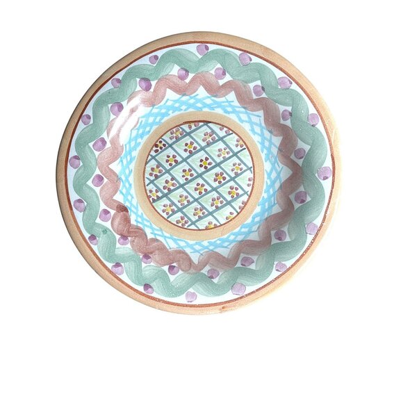 MacKenzie-Childs Other - Mackenzie-Childs Heather Salad Plate 8.75" Victoria Richard Retired Vintage 1990